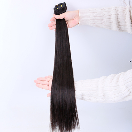 100G Flat Weft-Remy Human Hair Extensions