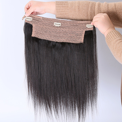 120G Halo Remy Human Hair Extensions